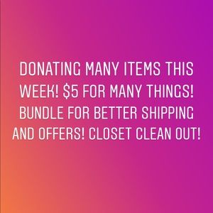 ✨Closet Cleanout✨